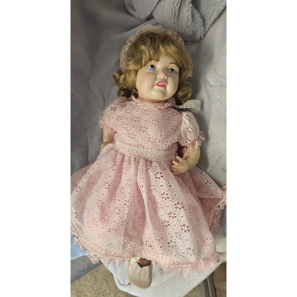 Antique Repro   JDK GERMANY  Baby Doll 15" USA Bisque 1982 Doll Hilda